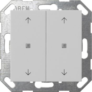 Gira 5174015,Taster Wippe 2f Pfeile OneKNX System 55 Grau m