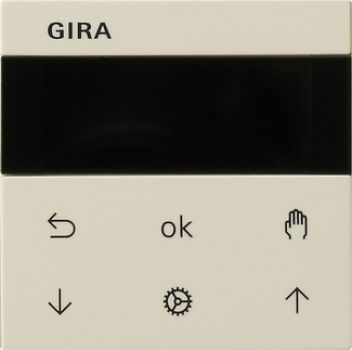 Gira 536601,S3000 Jal.- + Schaltuhr Display System 55 Cremeweiß