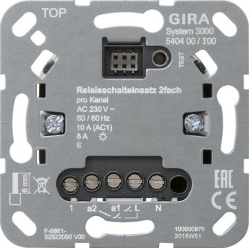 Gira 540400,S3000 Relaisschalteins. 2f Einsatz