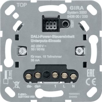 Gira 540600,S3000 DALI Power-Steuereinheit UP-Eins. Einsatz