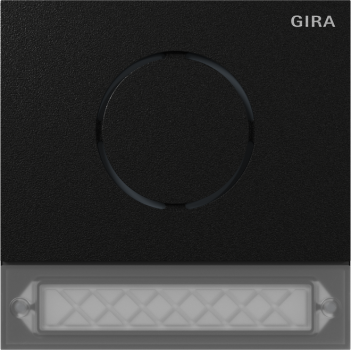 Gira 5569925 Türstationsmod. IBN-Taste System 106 Schwarz m