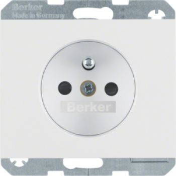 Berker 6765757009, Steckdose m SK-Stift erh. BS K.1 pw