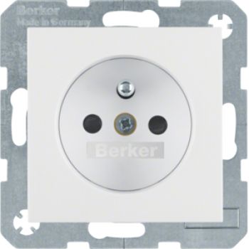 Berker 6765761909, Steckdose m SK-Stift e BS S.1/B.3/B.7 pw