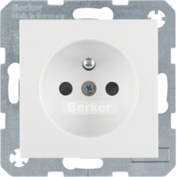 Berker 6768768989, Steckdose m SK-Stift S.1/B.3/B.7 pw