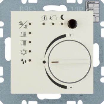 Berker 75441152, Raumtemperaturregler m Ta-Sst IB S1 weiß