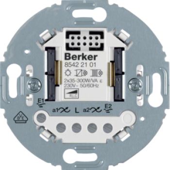 Berker 85422101, Universal Tastdimmer 2f 2-Draht Tragr ru