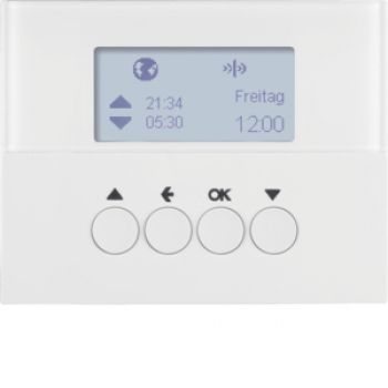 Berker 85745179, KNX-Funk Jalou-Uhr quickl K.1 pw