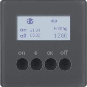 Berker 85745226, KNX-Funk Zeitsch.uhr quickl Q.1/Q.3 anth