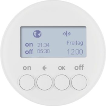 Berker 85745239, KNX-Funk Zeitsch.uhr quickl R.1/R.3 pw