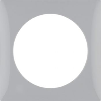 Berker 918272507, Rahmen 1fach Integro Flow grau glänzend