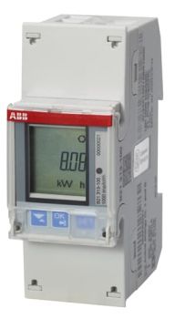 ABB B21 313-100, B21 313-100 Wechselstromzähler, M-Bus Silber", 1 Phase, Direktanschluss 65A (2CMA100156R1000)"