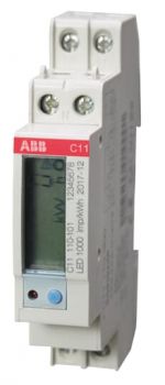 ABB C11 110-101 MID, C11 110-101 Wechselstromzähler MID Stahl", 1 Phase, Direktanschluss 40A (2CMA103571R1000)"