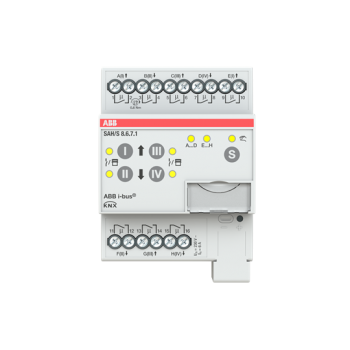 ABB SAH/S8.6.7.1, SAH/S8.6.7.1 Schalt-/Jalousieaktor, 8fach, 6 A, REG (2CDG110244R0011)