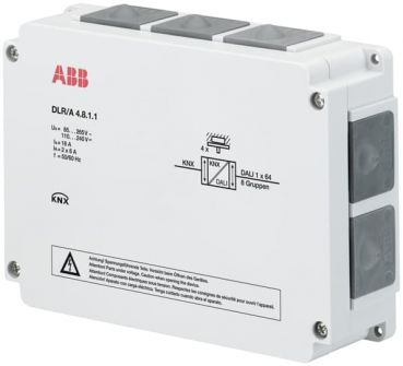 ABB DLR/A4.8.1.1, DLR/A4.8.1.1 DALI-Lichtregler, 4fach, AP (2CDG110172R0011)