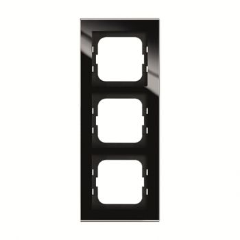 Busch Jaeger 1723-245 3-fach Glas schwarz Abdeckrahmen ,2CKA001754A4802