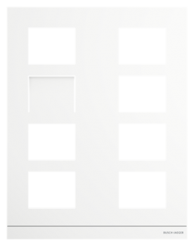 Busch Jaeger 41388CF-W-03 Video 2/4 Frontplatte ,2TMA220160W0013