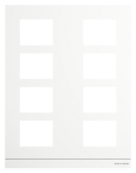 Busch Jaeger 41398CF-W-03 Audio 2/4 Frontplatte ,2TMA220160W0010