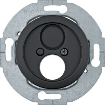 Berker MAN0102417, Kleinsteckverbinder 1930 softtouch schw.