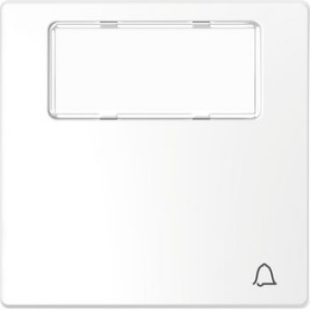 Merten MEG3325-6035,Wippe mit Kontrollfenster und Aufdruck Klingel, Lotosweiß, System Design