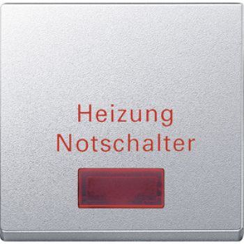 Merten MEG3327-0460,Wippe für Heizungs-Notschalter, aluminium, System M