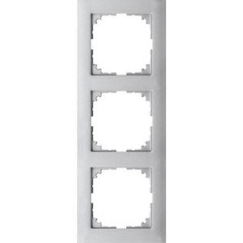 Merten MEG4030-3660,M-Pure-Rahmen, 3fach, aluminium, M-Pure