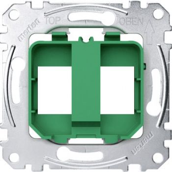 Merten MEG4566-0004,Tragplatten für Steckverbinder Modular Jack, grün