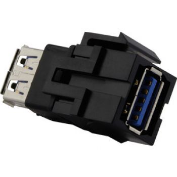 Merten MEG4582-0001,USB-Keystone, USB 3.0, schwarz