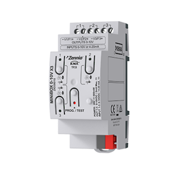 Zennio  MINiBOX 0-10V X3, ZIO3X010 , Multifunktionsaktor mi 3x 0-10V