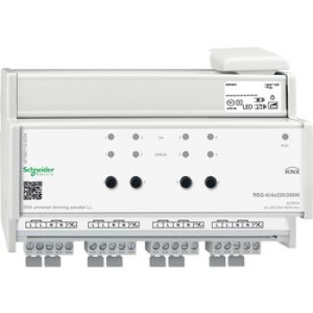 Schneider MTN6710-0004,KNX Universal-Dimmaktor LL REG-K/4x230/250 W, lichtgrau