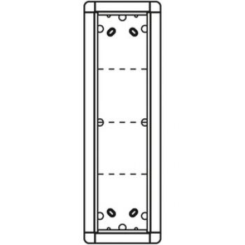RItto 1883420 ,Aufputzrahmen 4 Modulplätze, silber