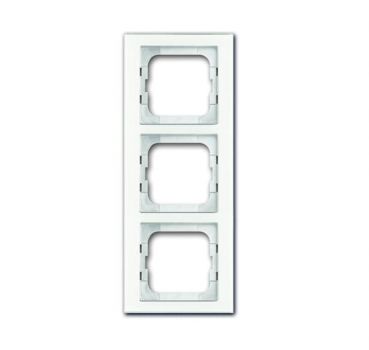 Busch Jaeger 1723-280 3fach weißes Glas Rahmen ,2CKA001754A4439