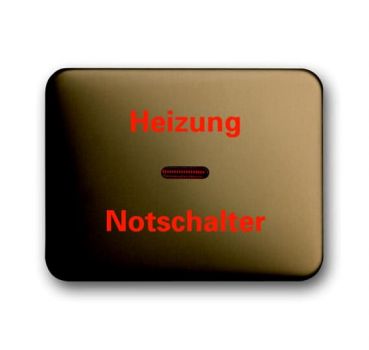 Busch Jaeger 1789 H-21 Heizungsnotschalter bronze Wippe ,2CKA001751A1781