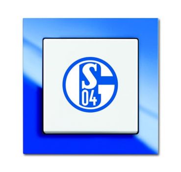 Busch Jaeger 2000/6 UJ/02 FC Schalke 04 Fanschalter im Schmuckkarton ,2CKA001012A2200