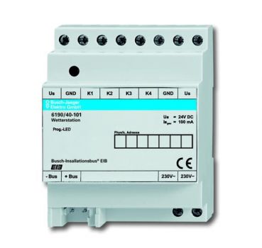 Busch Jaeger 6190/40-101 EIB Wetterstation ,2CKA006190A0037