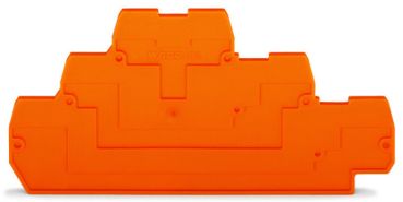Wago 870-569 orange Abschlussplatte u. Zwischenplatte (870-569)