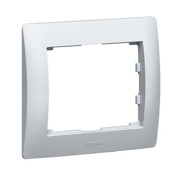 Legrand 771301 1fach soft alu Rahmen Galea (771301)