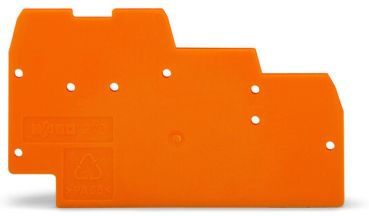 Wago 270-321 orange Abschlussplatte u. Zwischenplatte (270-321)