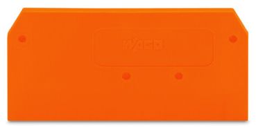 Wago 281-329 orange Abschlussplatte u. Zwischenplatte (281-329)