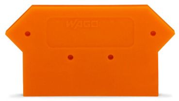 Wago 282-317 orange Abschlussplatte u. Zwischenplatte (282-317)