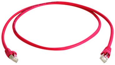 Telegärtner MP8 FS500 LSZH rot 1: 1 Cat.6A-ISO 0,5m Patchkabel S/FTP (100007966)