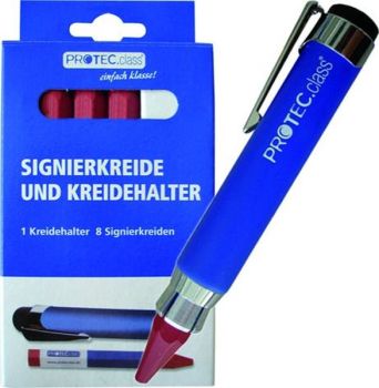 Protec PSUK Signierkreide und Kreidehalter,(05101529)