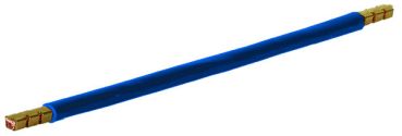 Protec PVDB1236AAB 123mm blau Verdrahtungsbrücke AE/AE,(05105405)