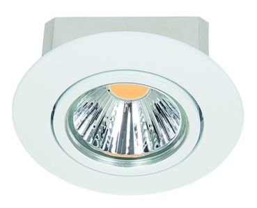 Protec PESLED-W IP40 W 8W LED-Deckeneinbaustrahler,(05400686)