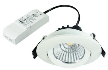 Protec PLEDEDW 8,5W weiß LED-Deckeneinbaustrahler,(05400792)