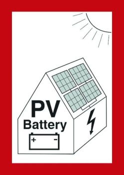 PROTEC.class PWZPV2 PV-Anlage Batt. Brandschutzzeichen (05106549)