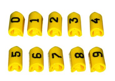 PROTEC.class Einzeichen Zahlen 200 Stück Nachfüllpack (05106782)