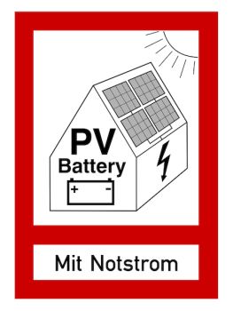 PROTEC.class PWZPV3 PV-Anlage NST Brandschutzzeichen (05106828)
