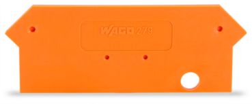 Wago 279-317 orange Abschlussplatte u. Zwischenplatte (279-317)