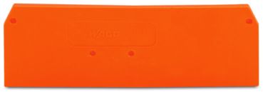 Wago 279-346 4Leiter orange Abschlussplatte u. Zwischenplatte (279-346)