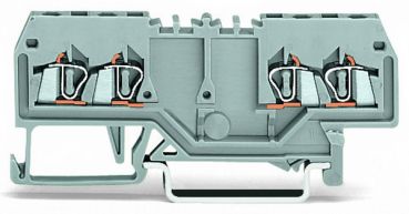 Wago 279-826 4Leiter grau Doppeldurchgangsklemme (279-826)